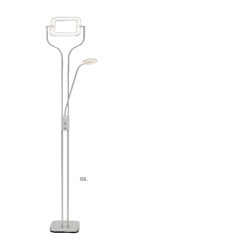 LED Hochvolt Mutter \u0026 Sohn Stehleuchte mit quadratischem LED Panel